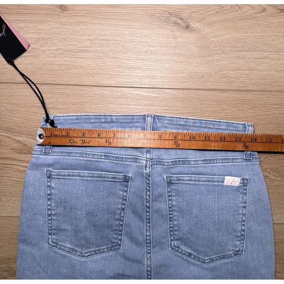Jen7 By 7 For All Mankind Women 6  Cropped Skinny Wavy Hem Ankle Jeans NWT $99 - Picture 7 of 9